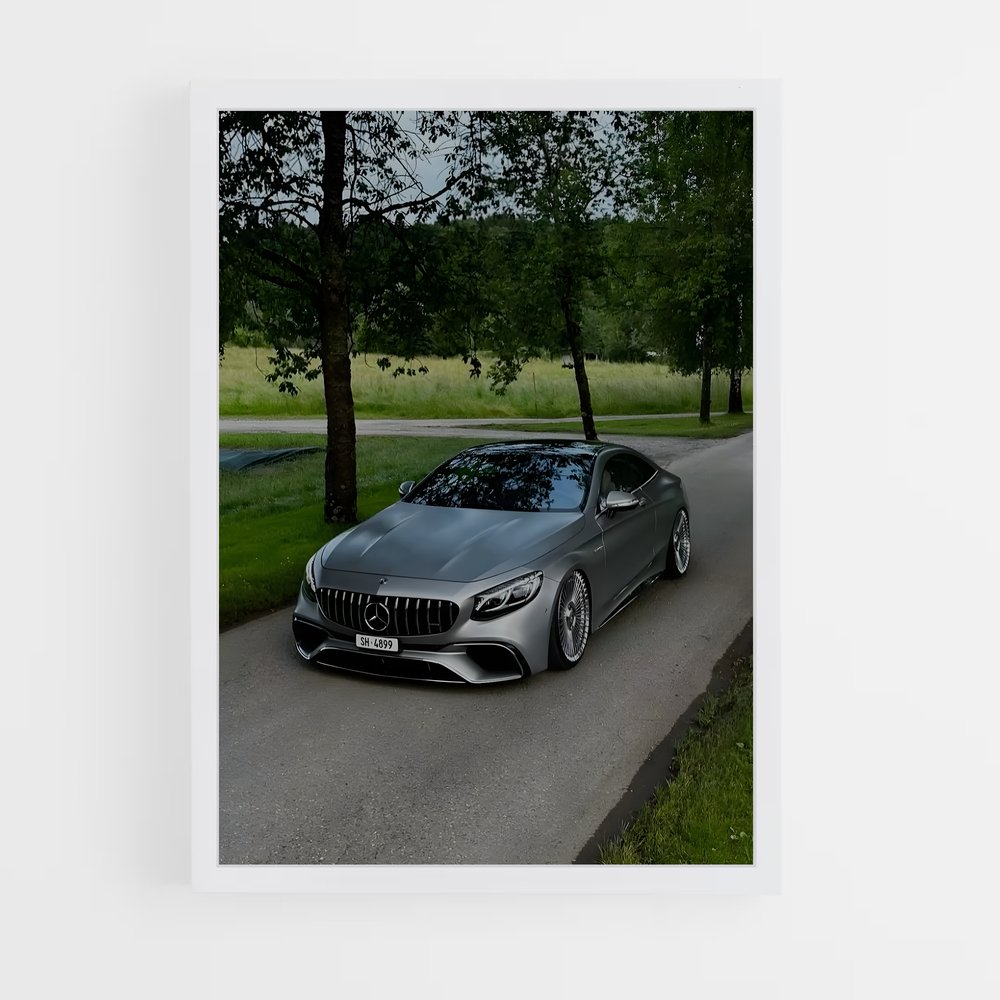 Poster Route de l'Aigle – affiche Mercedes (vue 3)